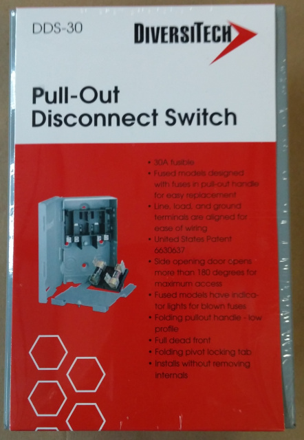 30 AMP DISCONNECT