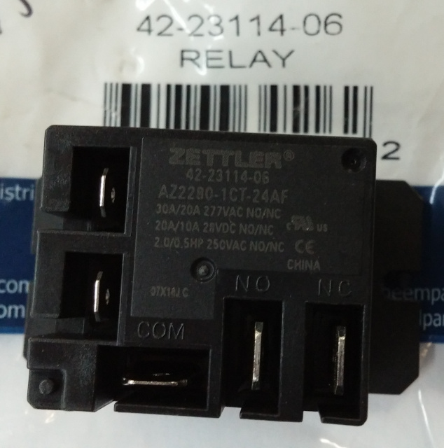 RUUD/RHEEM 5 PIN FAN RELAY