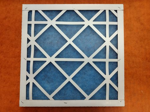 1" BLUE/WHITE AIR FILTER